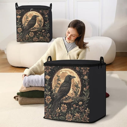 2pcs closet organizers and storage under bed,clothing blanket sweater sheet bedding comforter duvet quilt pillow toy storage bags with lids,dorm room essentials for containers 95L