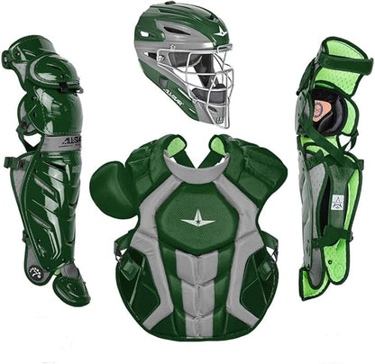 All-Star S7 Axis for Adults - Baseball Catching Equipment Kit (Catching Helmet, Chest Protector, Leg Guards), NOCSAE Standard