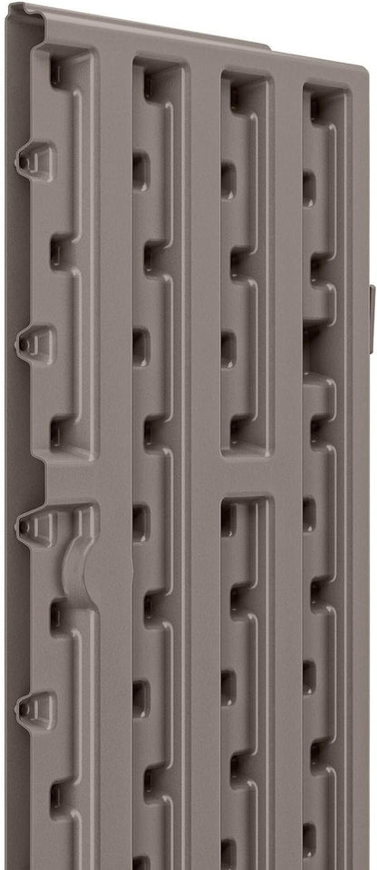 Suncast 36" Resin Base Garage Storage Cabinet, Platinum, Made in the USA