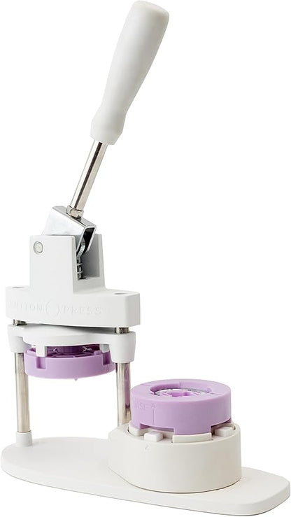We R Memory Keepers Button Press Insert Oval, Make DIY Oval Buttons, Perfect for Backpacks, Purses, Bags, and More, Use with Favorite Fabrics, Papers, Stickers, Crafting, Scrapbooking