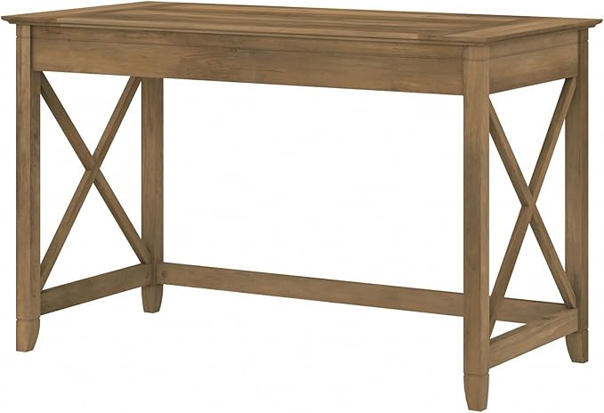 Bush Furniture Key West 48W Writing Desk in Reclaimed Pine
