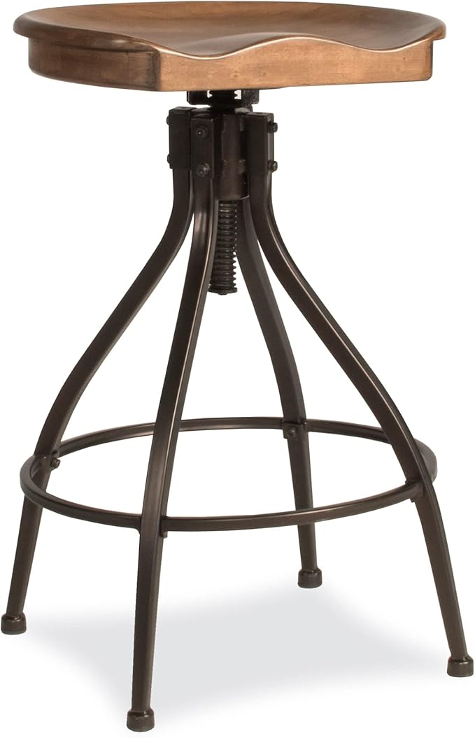 Bar Stool - Silverton Bar Stool with Open Lattice - Hillsdale Furniture - 4734-830, Brown