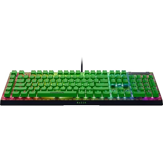 Razer BlackWidow V4 X Mechanical Gaming Keyboard: Green Switches Tactile & Clicky - 6 Macro Keys - Chroma RGB - Doubleshot ABS Keycaps - Sound Dampening & Stabilizers - Minecraft Edition