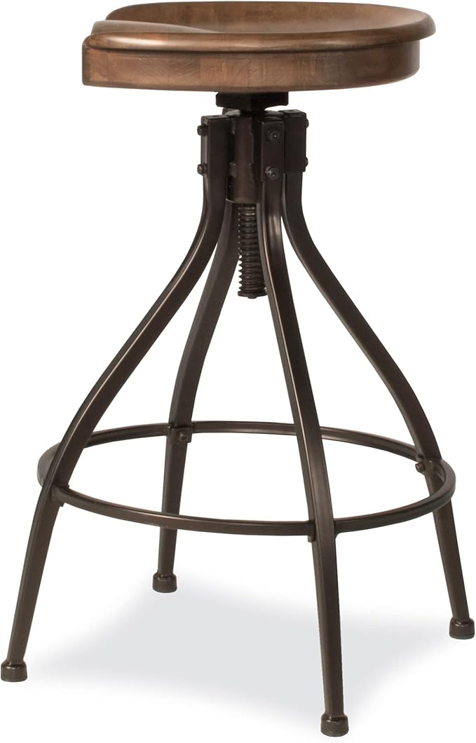 Bar Stool - Silverton Bar Stool with Open Lattice - Hillsdale Furniture - 4734-830, Brown