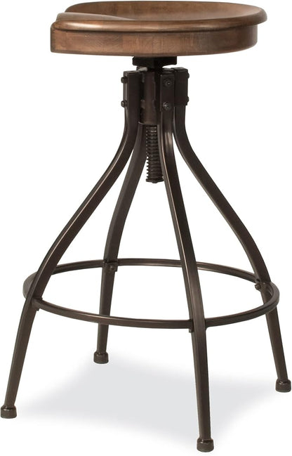 Bar Stool - Silverton Bar Stool with Open Lattice - Hillsdale Furniture - 4734-830, Brown