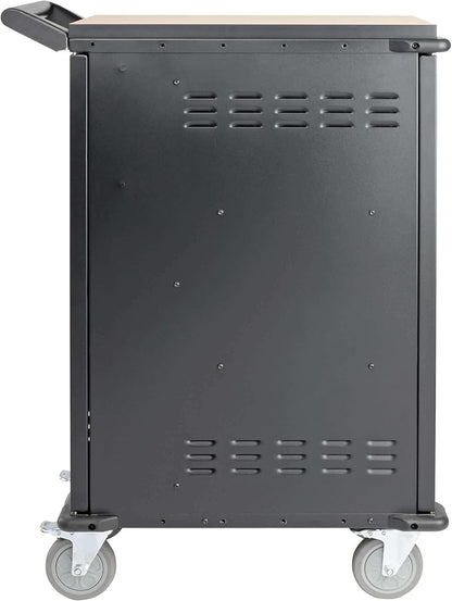 Tripp Lite 21-Port AC Mobile Charging Cart Storage Station for Chromebooks, iPads, Laptops, Tablets, Black (CSC21AC)
