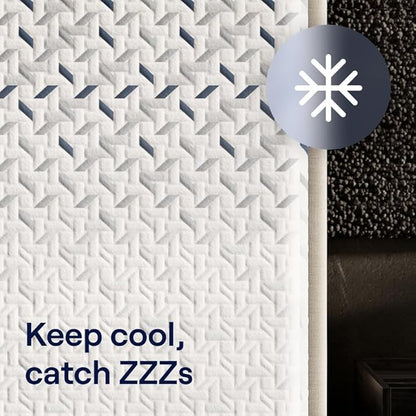 Nectar Ultra 15“ Full Mattress - Medium Firm - Cooling Fibers & Temperature Regulating Material - 4” Pressure Relief Layer - Zoned Ergonomic Support Layer - 365-Night Mattress Trial