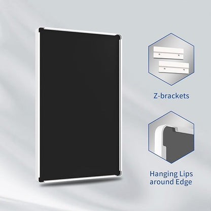 WEER White Bathroom Mirror 24X32 Inch, Rounded Rectangle White Metal Frame Mirror, Matte White Bathroom Vanity Mirror with Tempered Glass, Anti-Rust, Hangs Horizontally or Vertically