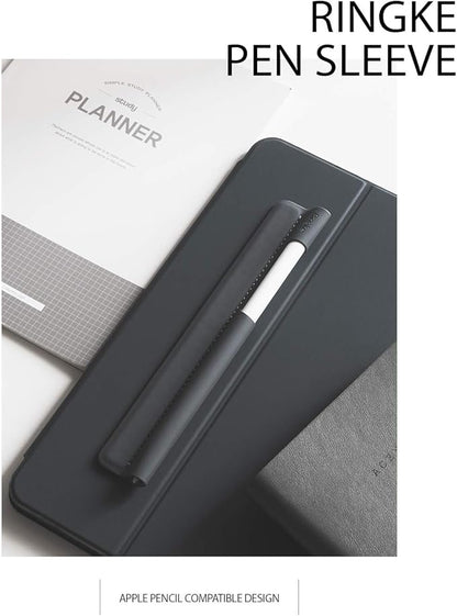Ringke Pen Sleeve Charcoal Gray Designed for Apple Pencil, Journal, Tablets, and More