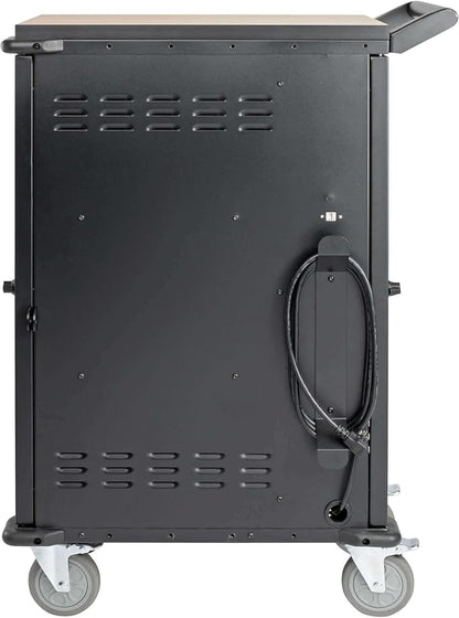 Tripp Lite 21-Port AC Mobile Charging Cart Storage Station for Chromebooks, iPads, Laptops, Tablets, Black (CSC21AC)