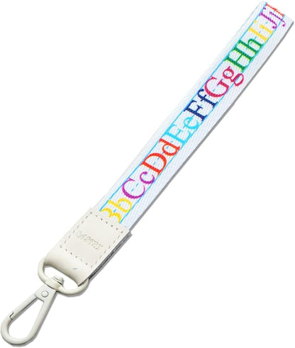 EASTEX Teacher Lanyard Keychain - ABC Alphabet Badge Lanyard for Keys Whistle - ID Card Holder Keychain - Math Periodic Table
