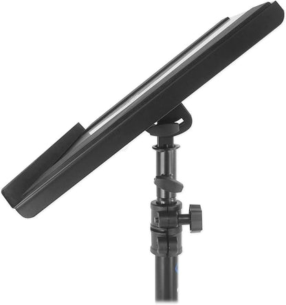 RockvilIe RLS67 Laptop/Tablet Tripod Stand w/Tilt +Grip Surface for Karaoke