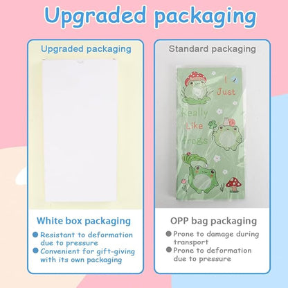 QPIXVB Frogs Sticky Notes Set,Frog Gifts for Women,440 Sheets Cute Sticky Notes,Cute Cartoon Frogs Self-Stick Note Pads,Cute Frog Gifts,Post It Note,Office Supplies,Animal Divider Tabs Bundle