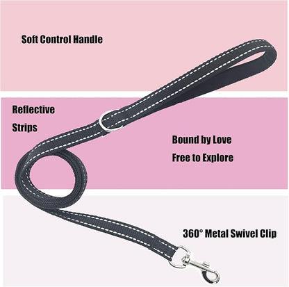 Sparkly Dog Harness Small Sized and Leash Set for Small Dogs Cats,Black XS Puppy Harness, Step in Soft Dog Reflective Vest, Breathable Mesh Pet Harness. (Black, XS)