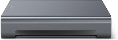 Satechi USB C Hub Monitor Stand for Desk with USB-C Data Port, 3 USB 3.0 Ports, Micro/SD Card Readers, Audio Jack, Computer Monitor Stand for Desktop Computers, Monitors, and Laptops