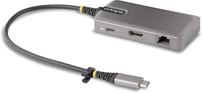StarTech.com USB-C Docking Station for MacBook Pro M1 M2 M3 M4 and Windows, 4K 60Hz HDMI Video, HDR10, USB 5Gbps Hub, 100W Laptop Charging, GbE