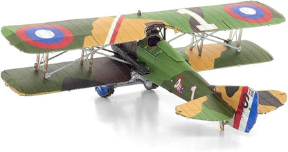 Metal Earth SPAD S.XIII 3D Biplane Metal Model Kit Fascinations
