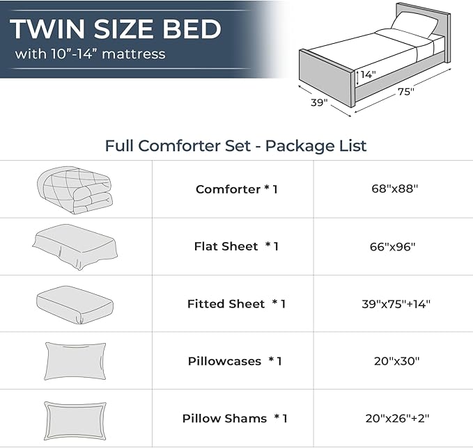 HEVUMYI Pink Twin Comforter Set - 5-Piece All Season Bed in a Bag Twin, Ultra Soft Bedding Set with Comforter, Flat Sheet, Fitted Sheet, Pillowcases, Pillow Shams, Pink