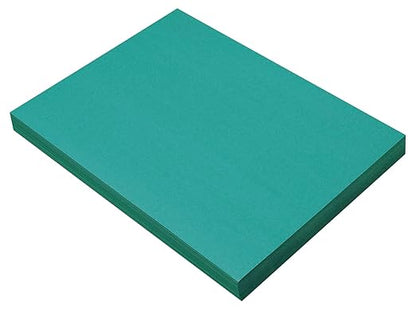 Prang (Formerly SunWorks) Construction Paper, Turquoise, 9" x 12", 100 Sheets