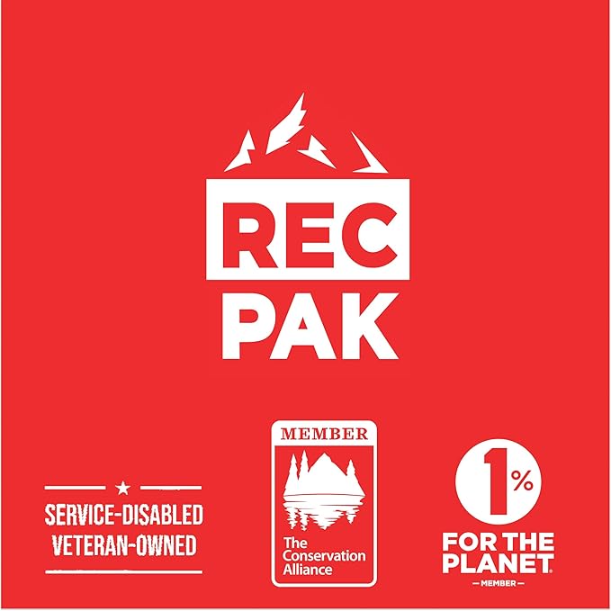 RecPak Performance Ultralight Instant Meals For Your Next Adventure | 700 Cal 42g Protein I Coffee (6-Pack)