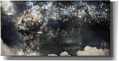 Epic Graffiti 'Coma' by Cameron Gray, Canvas Wall Art, 20"x40"