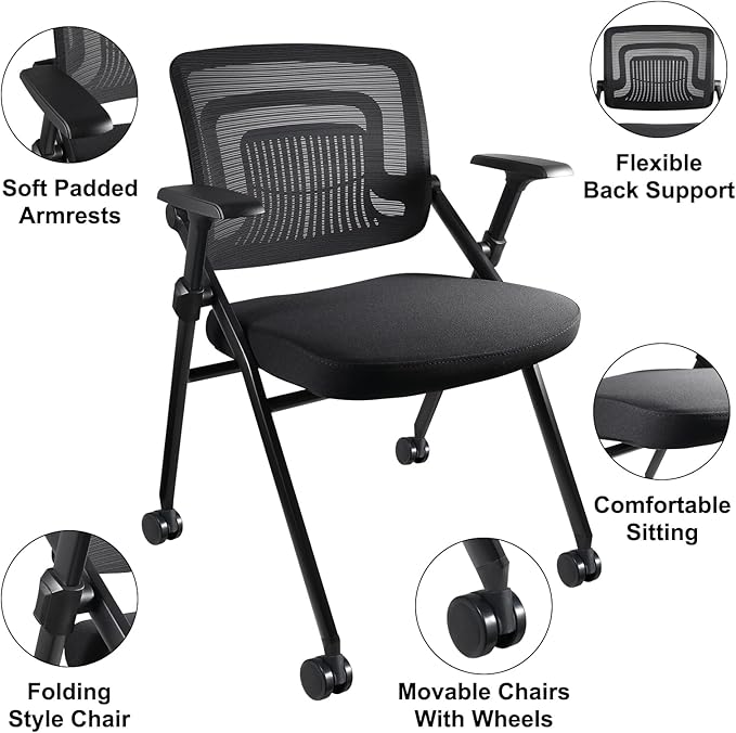 GUTSHOT Foldable Poker Table for 10 Players with 10 Chairs and Poker Chips Set - Premium Soft-Padded Armrest, Individual Cup Holders- Crafted with Durable Materials, Long-Lasting Poker Table