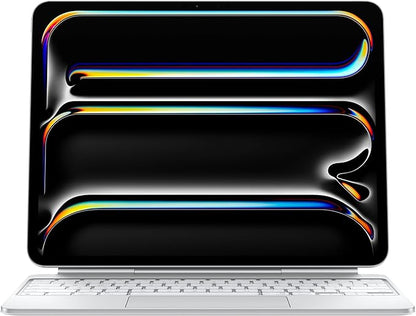 Apple iPad Magic Keyboard Case for iPad Pro 13-inch (M4 and M5), Great Typing Experience, Built-in Trackpad, Function Row, US English - White