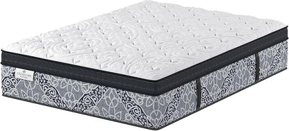 Kingsdown Passions Kelbrooke 16" Plush Euro Pillow Top Hybrid Mattress Queen, Cool Gel Memory Foam Layer Motion Isolation Quilted Top Premium Mattress