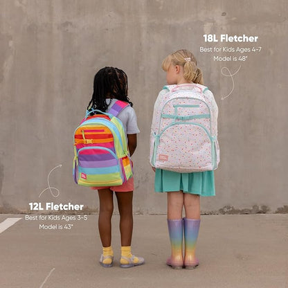 Simple Modern Medium Peppa Pig Toddler Backpack for School Girls and Boys | Kindergarten Elementary Kids Backpack | Fletcher Collection | Kids - 15" tall | Bubbles