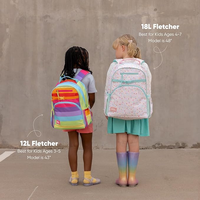 Simple Modern Medium Disney Toddler Backpack for School Girls and Boys | Kindergarten Elementary Kids Backpack | Fletcher Collection | Kids - 15" tall | Minnie Mouse Fun