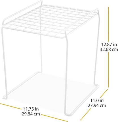 Whitmor Tall Stacking Shelf 12.88" White