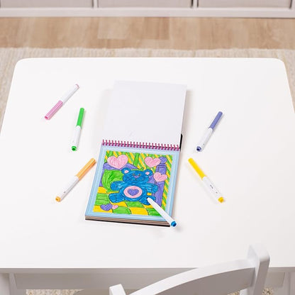 Melissa & Doug On The Go Color by Numbers Kids' Design Board - Unicorns, Ballet, Kittens, and More