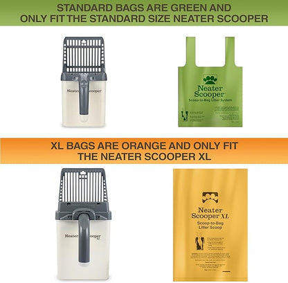 Neater Pets Neater Scooper Standard Size Refill Bags for Standard Neater Scooper Litter Scoop with Bags (6 Boxes, 90 Count)
