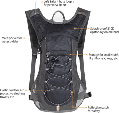 Unigear Hydration Pack Backpack with 2L Water Bladder for Hiking & Cycling