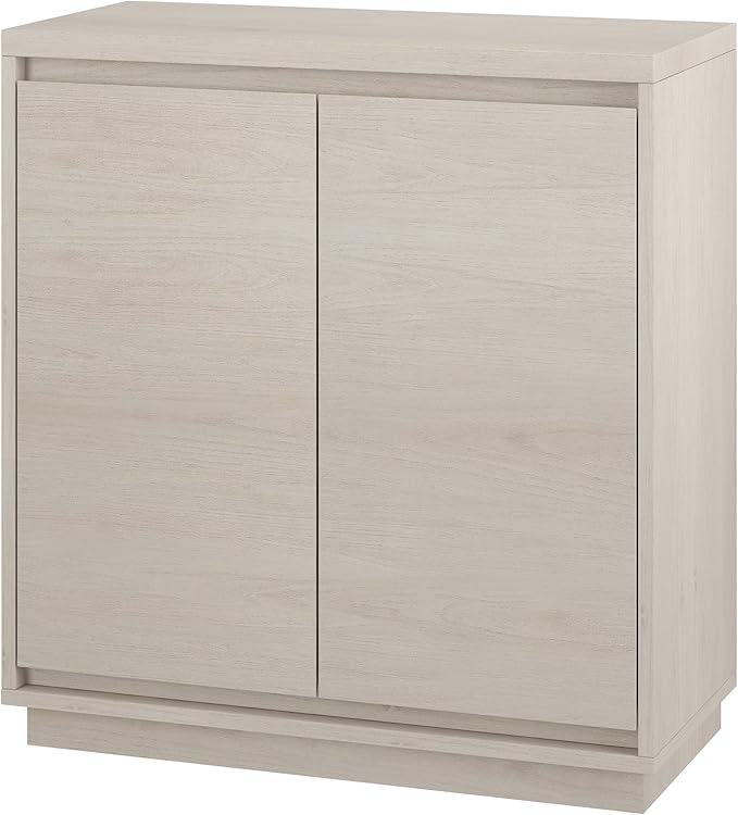 Henn&Hart Presque Accent Cabinet, 30" Wide, Alder White