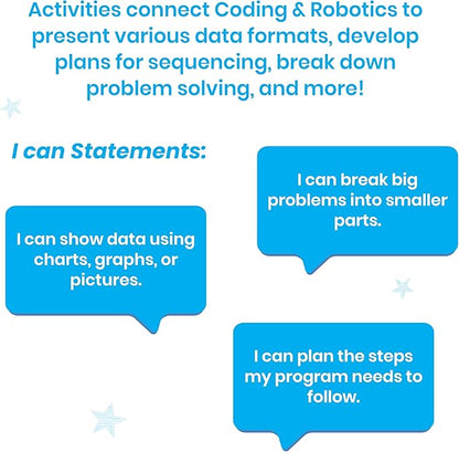 hand2mind Coding & Robotics Intermediate Task Cards, Coding for Kids 8-12, Computer Programming & Technology Toys for Kids, STEM Projects, STEM Activities for Classroom, Science Classroom Supplies