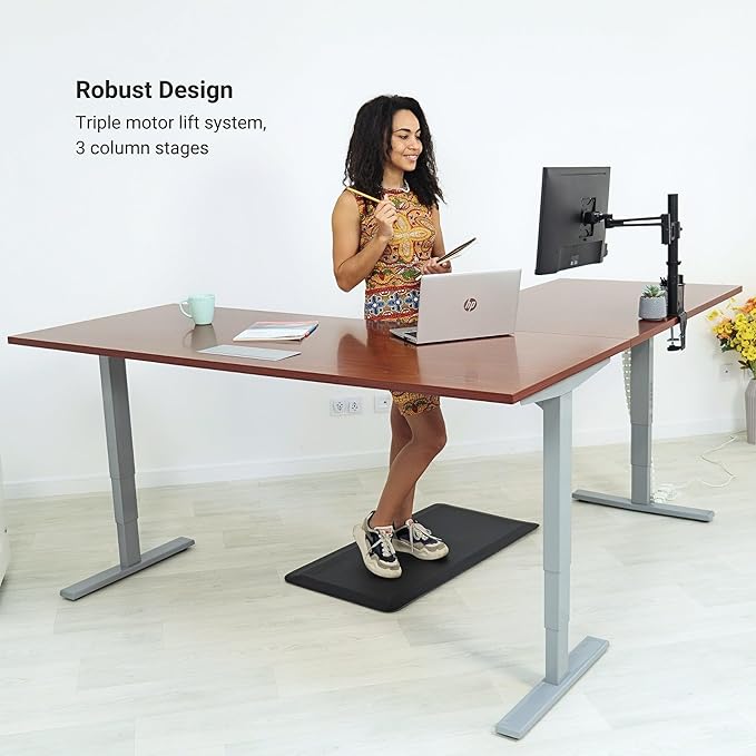 Standing Desk: FLT-05, DT-3030-BB, DT-4830-BB, DA-10-Black
