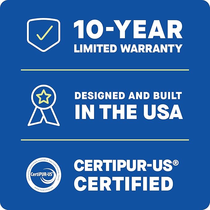 Sealy Dreamlife 10" Hybrid Mattress-in-a-Box, California King, SealyComfort Gel Memory Foam, SealyResponsive Encased Coils, Surface-Guard Technology