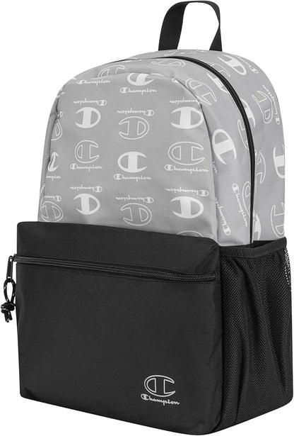Champion Merit Backpack, Grey/White, OS