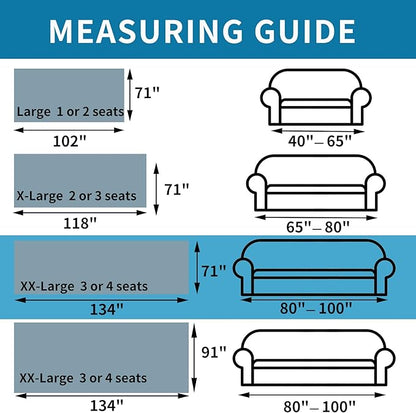 HAOMAIJIA Boho Sofa Covers Couch Covers for 3 Cushion Couch Sofa Pet Friendly Soft Thick Non Slip Couch Cover for Dogs Washable Sectional Couch Covers L Shape Furniture Protecto (XF-Black, 71"x134")