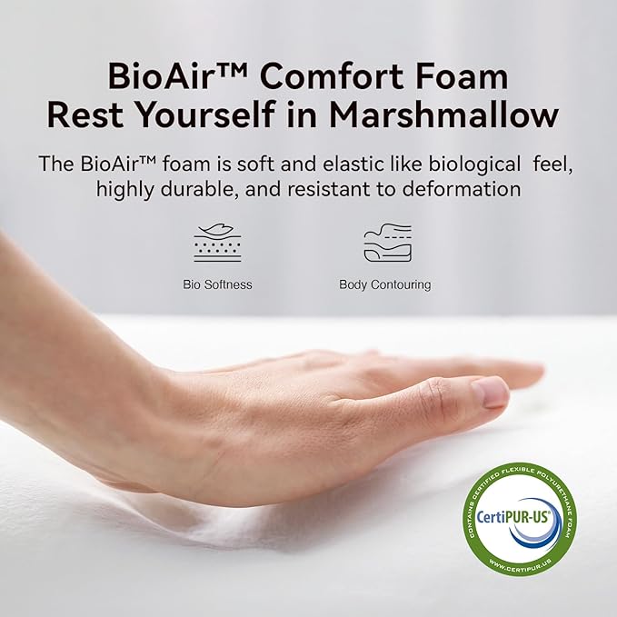 Novilla Full Size Mattress, 12 Inch Full Mattresses in a Box with Smarts™ Pocket Coil for Pressure Relief, Medium Firm Foam and Spring Hybrid Colchones with CertiPUR-US Certified
