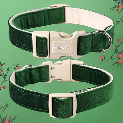 ARING PET Dog Collar-Cute Cotton Puppy Collar for Small Dogs, Adjustable Lightweight Pet Collars with Quick Release Buckle for Small Medium Large Dog