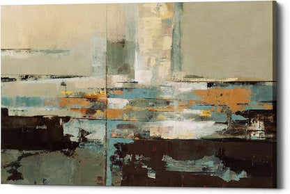 Epic Graffiti 'Morning Haze' by Silvia Vassileva, Canvas Wall Art, 40"x60"