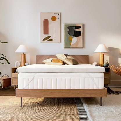 Tempur-Pedic TEMPUR Supreme 3-Inch Mattress Topper, Medium Firm, California King, White