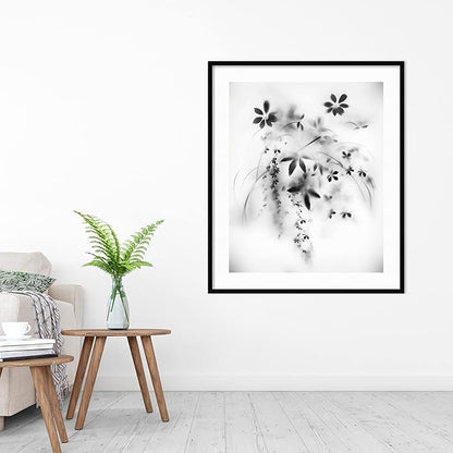 Amanti Art Framed Wall Art Print (35x41) Natural Floral Veil by Teis Albers Framed Poster for Wall Decor, Living Room, Bedroom, Bathroom, Kitchen, Office or Business Artwork from WI, USA