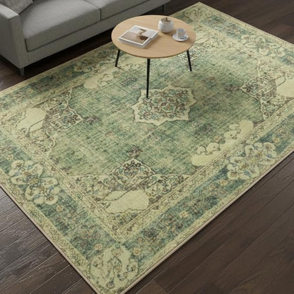 Muddy Mat짰 Majestic 3ft x 5ft Washable Area Rugs for Living Room, Bedroom & Dining Room ??Modern Soft Low Pile Non Slip Carpet ??Pet Friendly Waterproof Foldable Rugs for Home