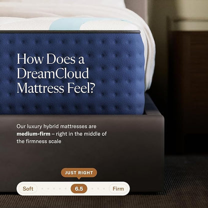 Premier 13" Queen Mattress - Luxury Hybrid Memory Foam - 365 Night Trial - Premium Pressure-Relieving Layers - Forever Warranty - Mattress in a Box - CertiPUR-US Certified