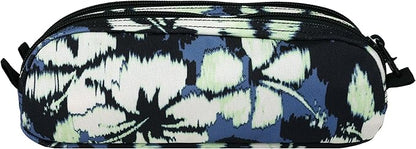 Roxy Da Rock Printed Supply Storage Bag Case (One Size) - Wild Wind Hibiscus Mirage