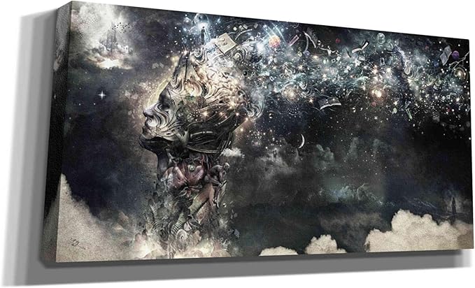 Epic Graffiti 'Coma' by Cameron Gray, Canvas Wall Art, 20"x40"