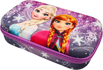 Disney Frozen Pencil Case for Kids, Toddlers Set - Bundle with Frozen Pencil Container Plus Frozen Stickers, Bookmark, and More | Frozen School Supplies for Girls